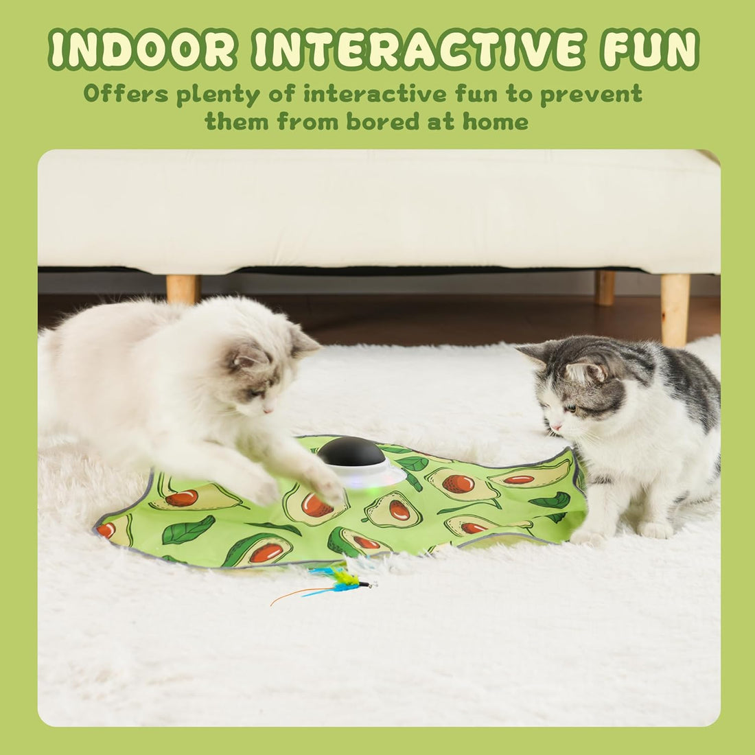 Interactive Cat Toy – Automatic Hide and Seek Toy with Motion-Activated