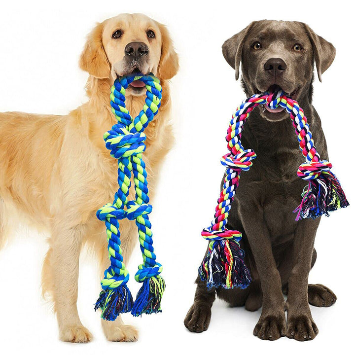 Feeko Dog Rope Toys – 2 Pack Heavy Duty Chew Toys for Large
