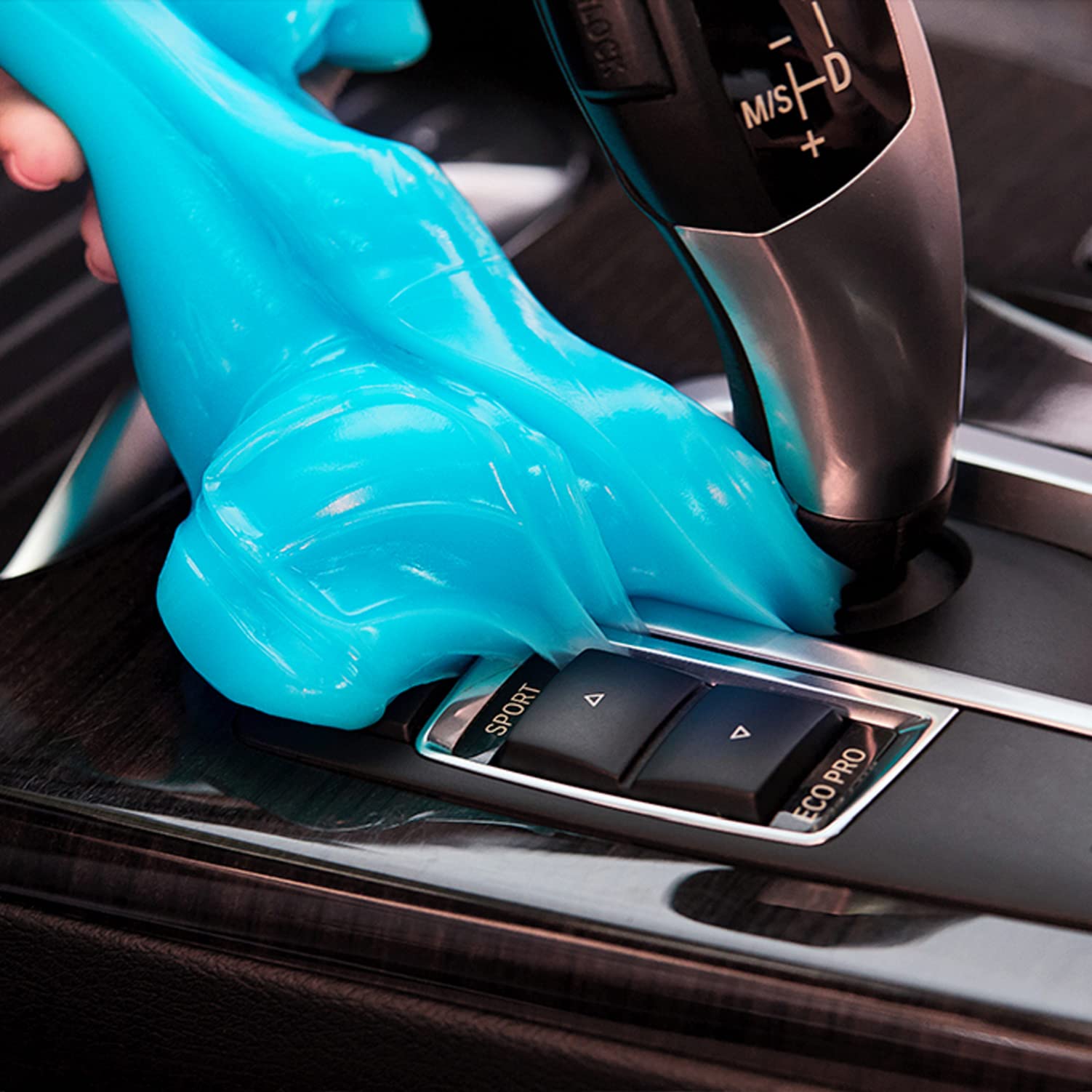Car Interior Cleaner Putty – Reusable Dust Removal Gel for Vents & Crevices