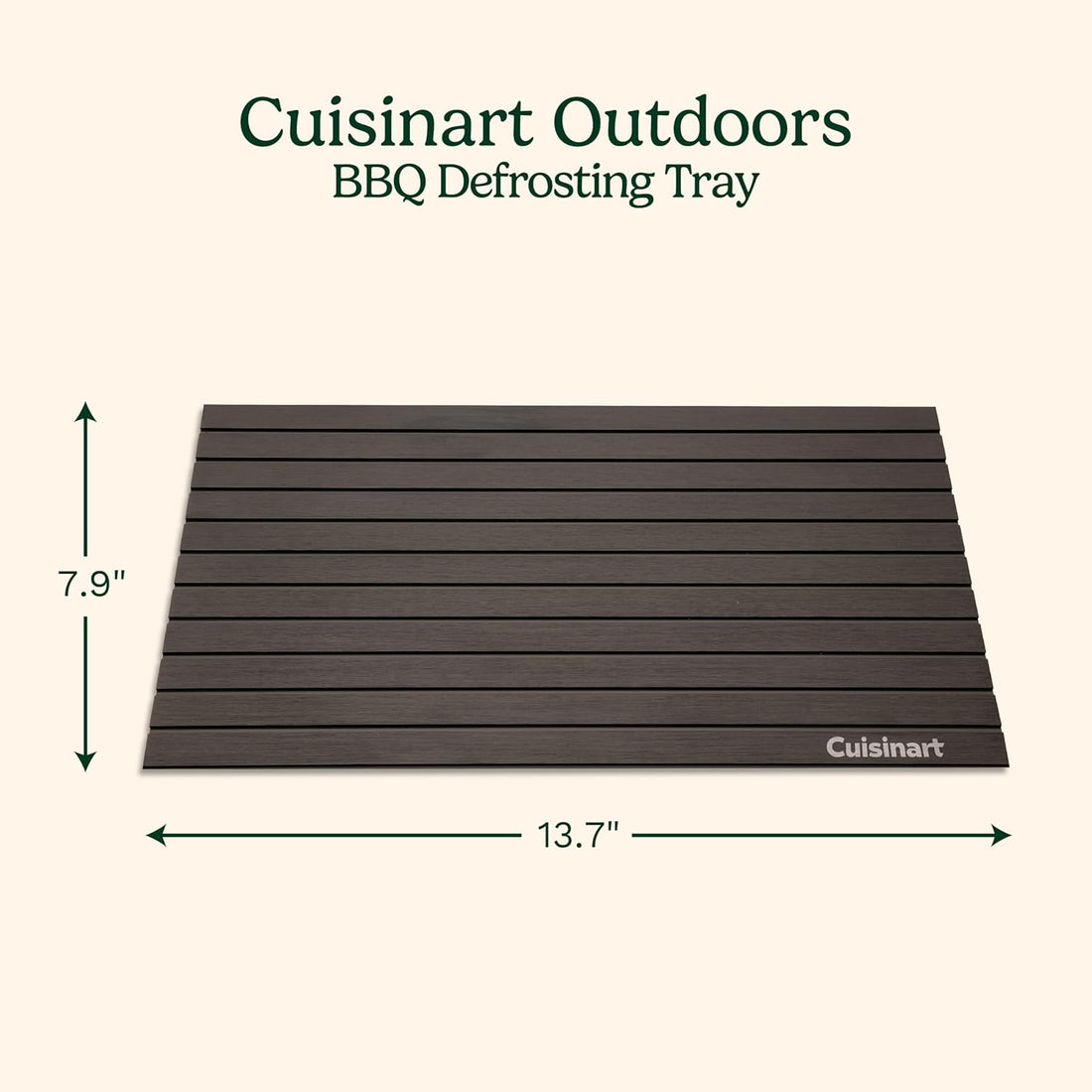 Cuisinart BBQ Defrosting Tray – Conductive Aluminum Rapid Thaw Plate