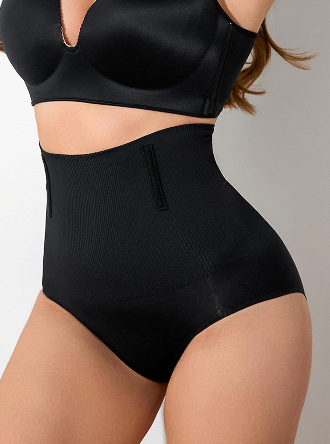 Women’s High Waist Tummy Control Thong – Seamless Slimming Shapewear Underwear
