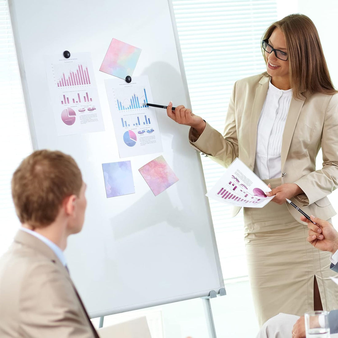 12 Watercolor Sticky Note Pads (720 Sheets) – Pastel Memo Set for School, Office