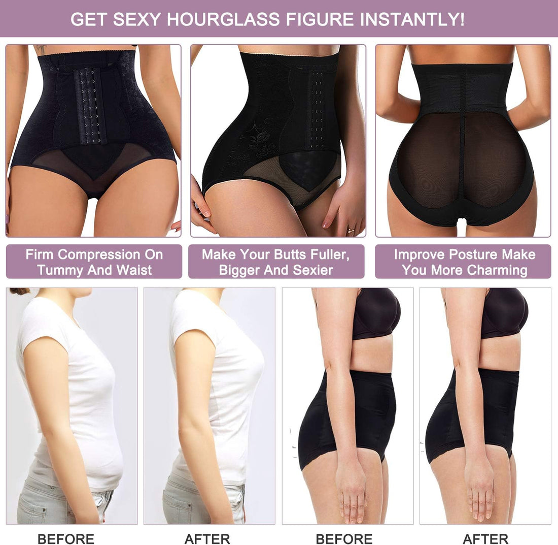 High Waist Tummy Control Panties – Butt Lifter Shapewear Shorts Women