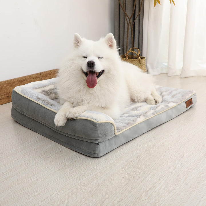 Orthopedic Dog Bed – Large, L-Shaped Sofa with Washable Cover high-quality