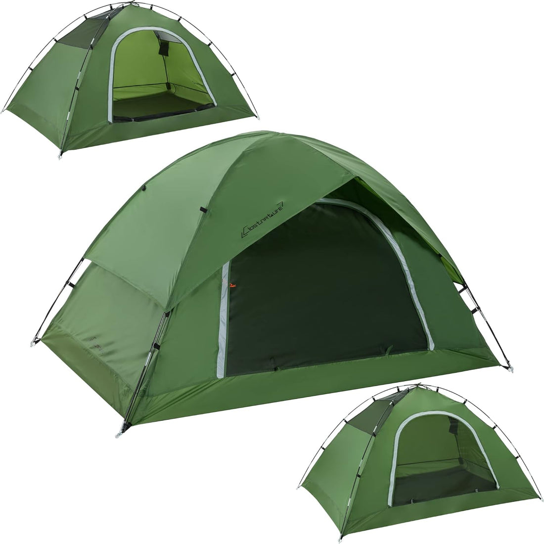 Waterproof 2-Person Camping Tent – Lightweight Easy-Setup Backpacking