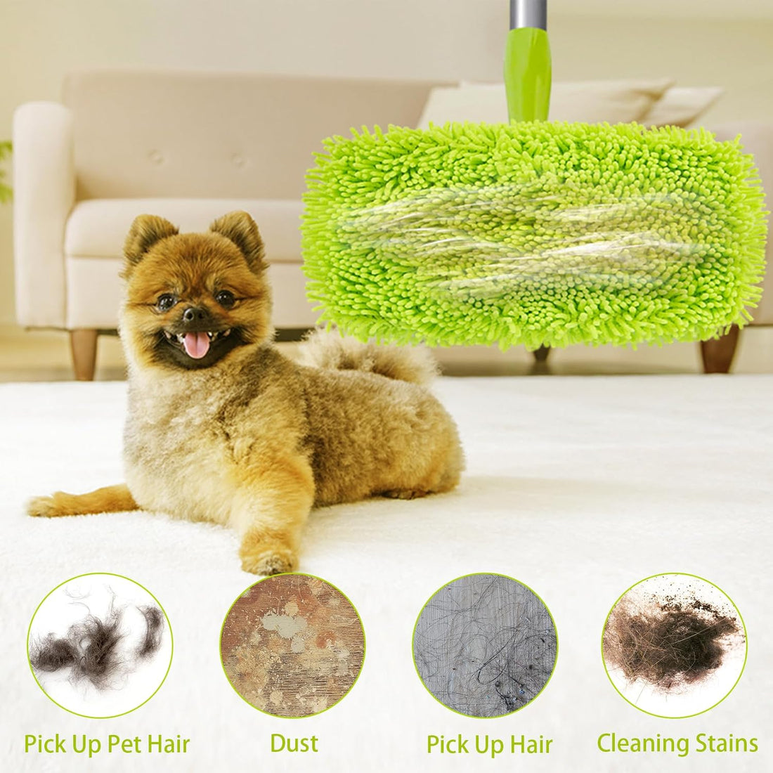 Reusable Dry Sweeping Cloths – Microfiber Wet Mop Pads Sweeping