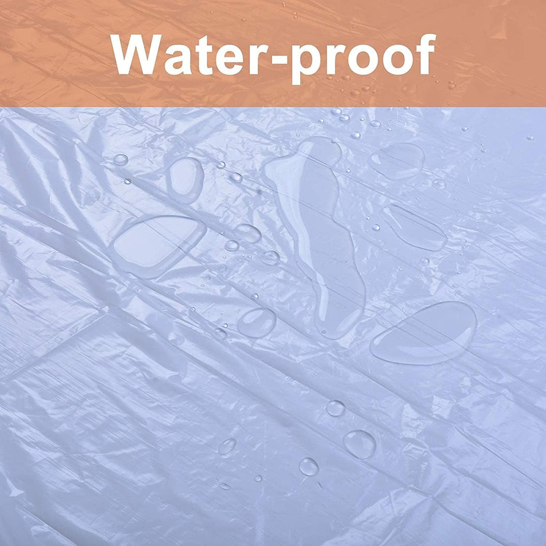 Clear Plastic Sheeting Drop Cloths for Painting, 5 Pcs 9x12ft Plastic