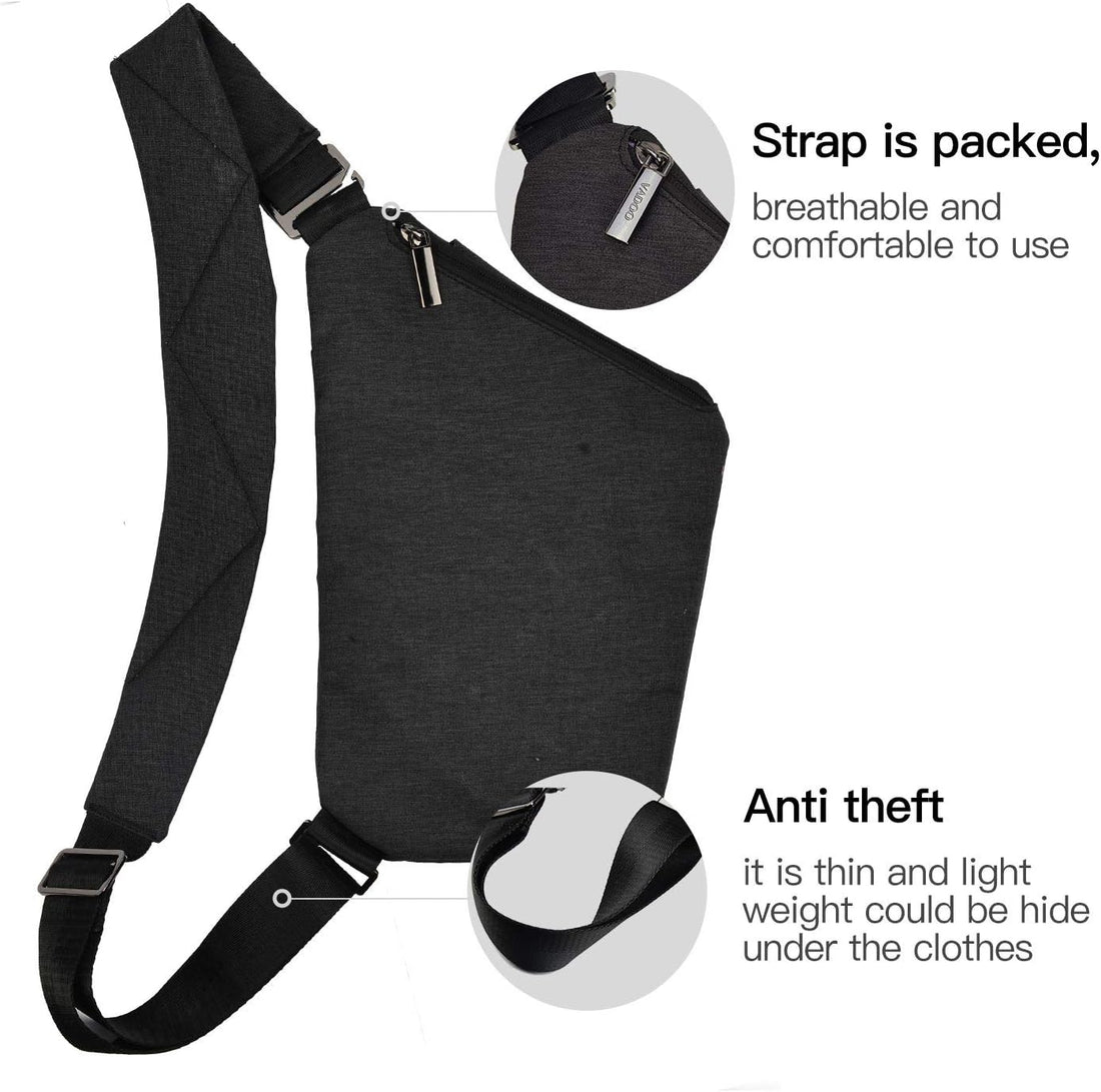 Sling Crossbody Bag with Anti-Theft Design – Lightweight Shoulder Backpack