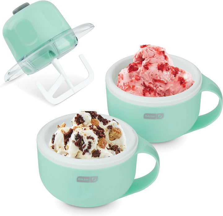 Soft Serve Ice Cream Maker – 2 Bowls, Frozen Yogurt & Sorbet