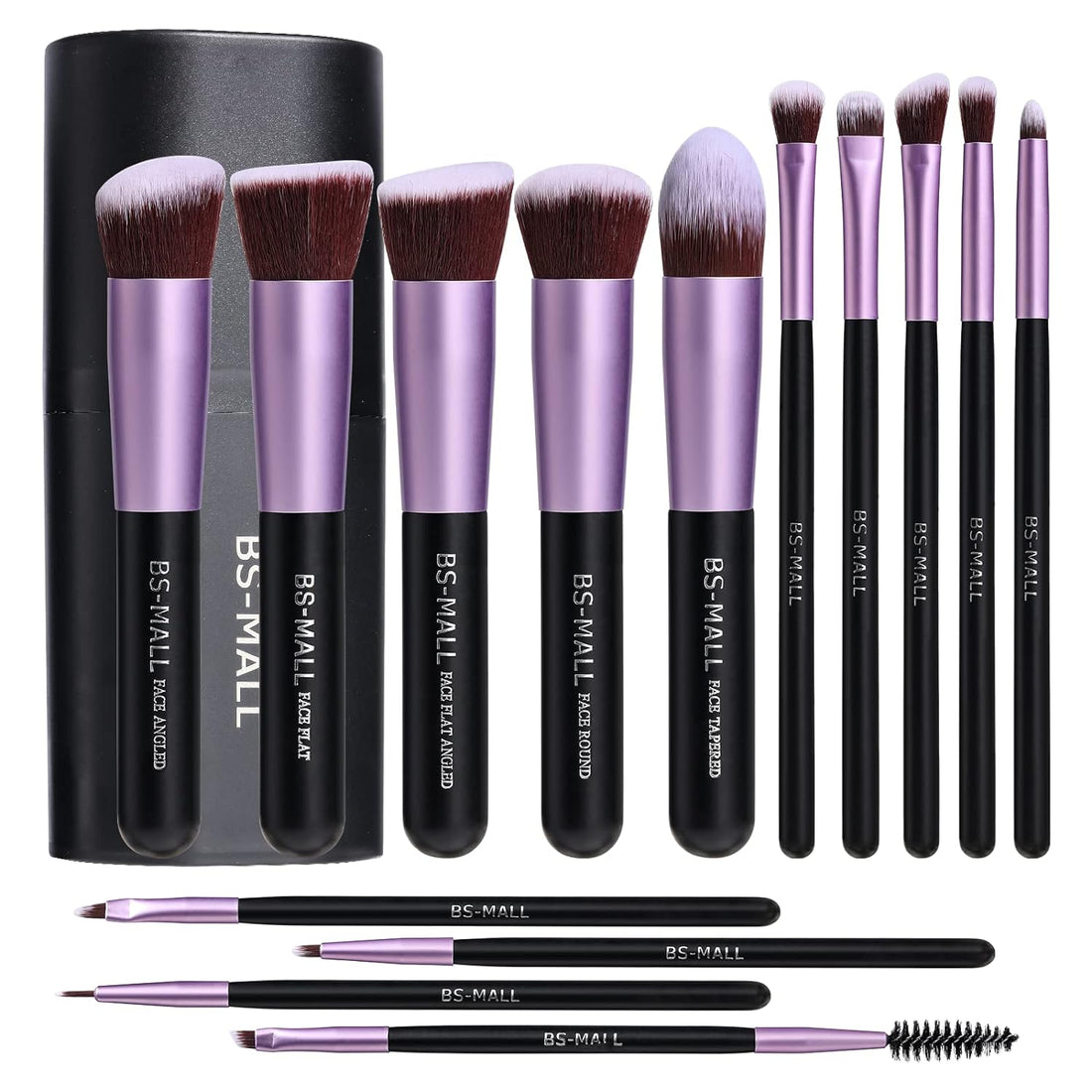 Makeup Brushes Premium Synthetic Foundation Powder Concealers Eye Makeup