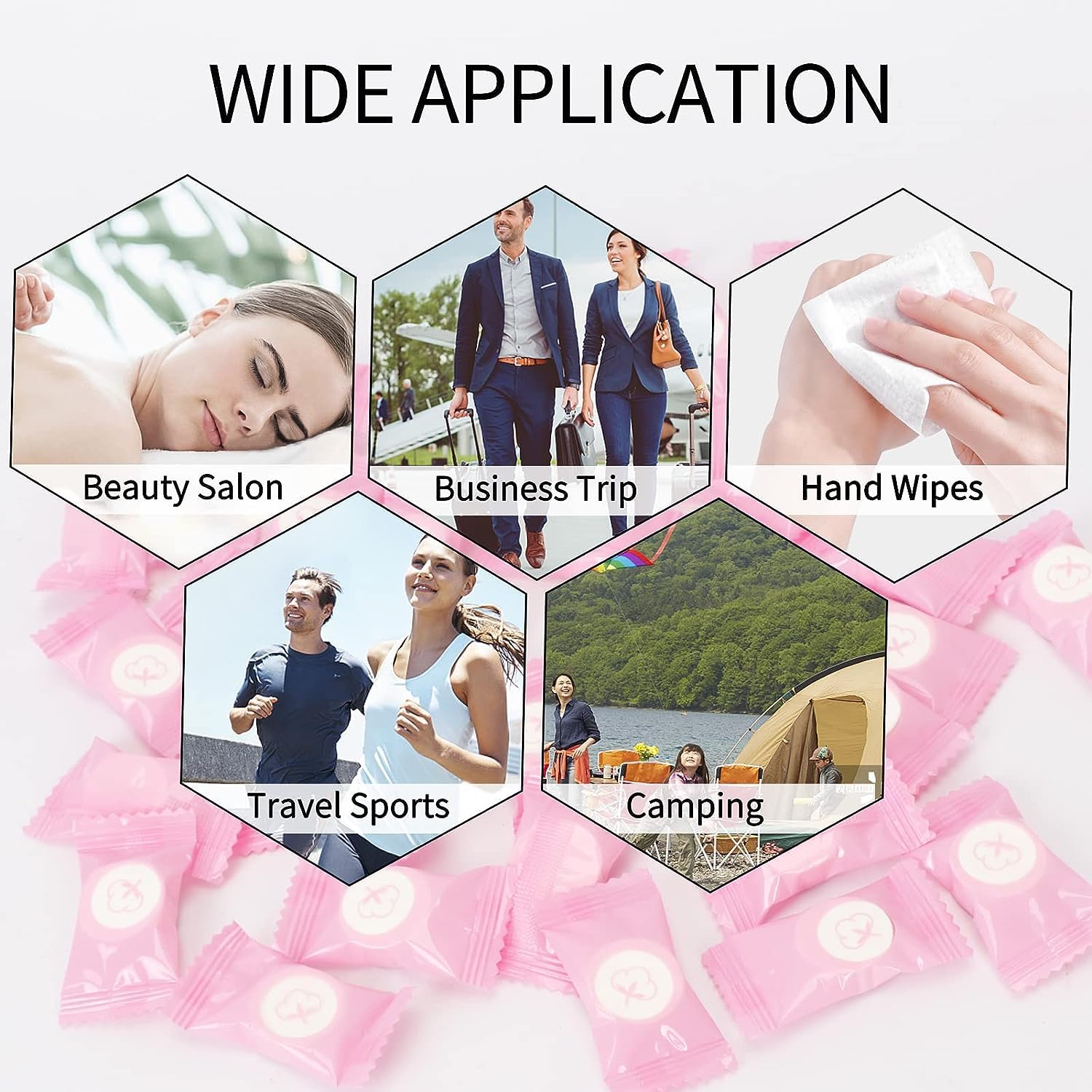 100 PCS Mini Compressed Cotton Towels – Portable Disposable Face