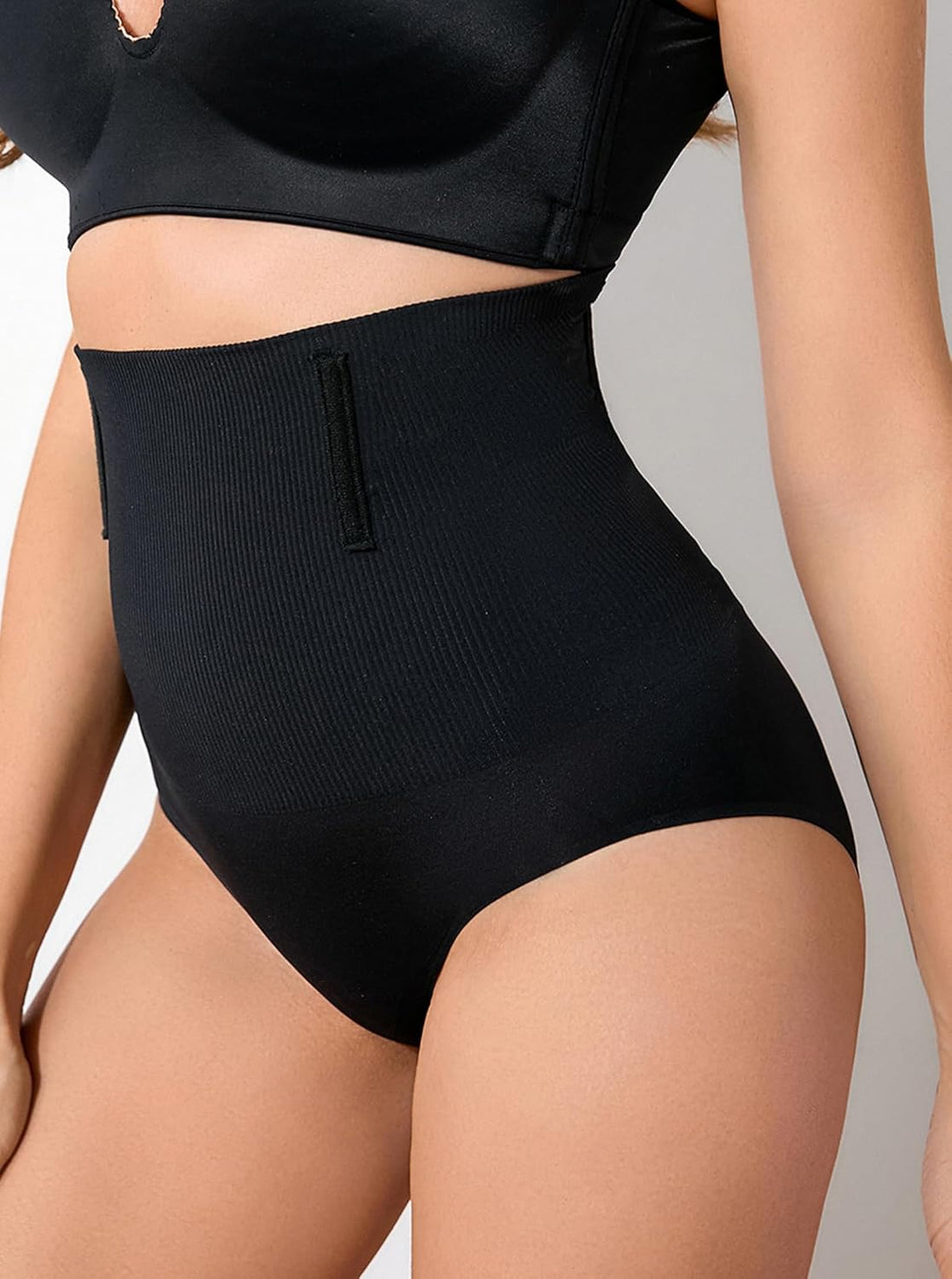 Women’s High Waist Tummy Control Thong – Seamless Slimming Shapewear Underwear