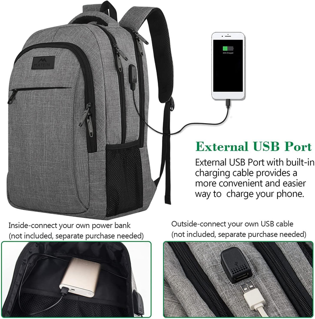 Travel Laptop Backpack – Business Anti-Theft Slim & Sturdy Backpack