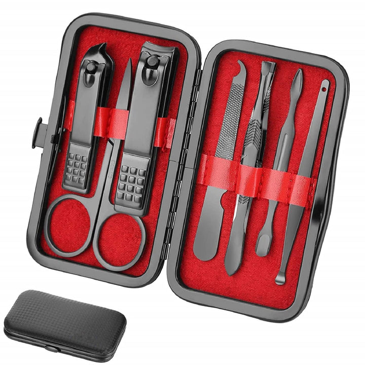Manicure Set for Men – Professional Nail Clippers Kit with Travel Case designed for precision