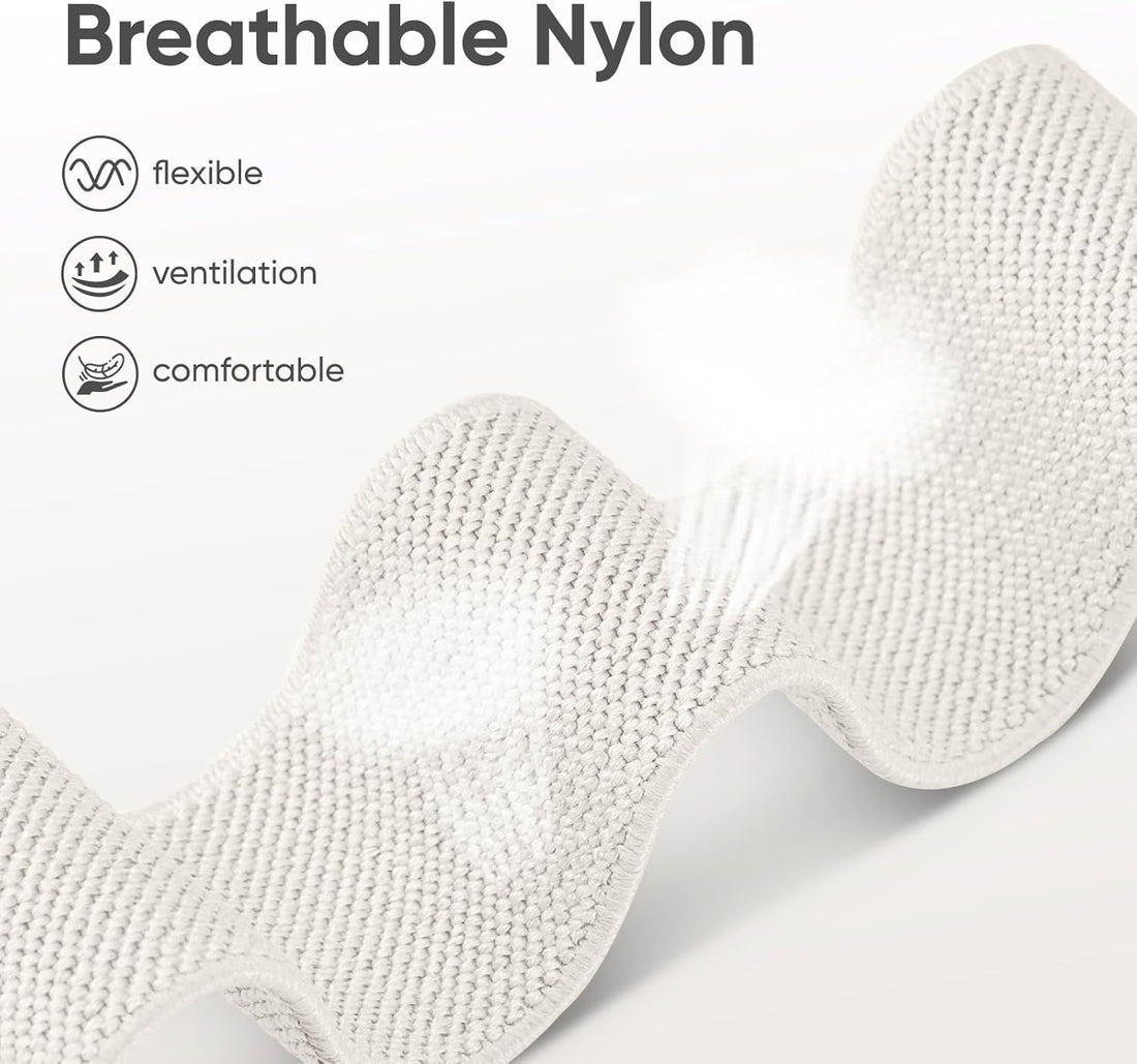 8-Pack Stretchy Nylon Braided Solo Loop Bands – Adjustable Apple Watch Straps for Men  Women, Fits 38mm-49mm