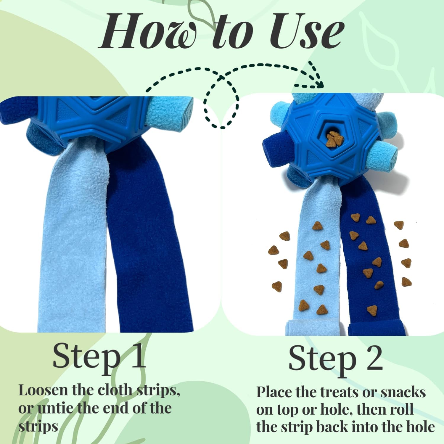 Snuffle Ball for Dogs – Unbreakable Interactive Foraging Toy Treat Dispenser