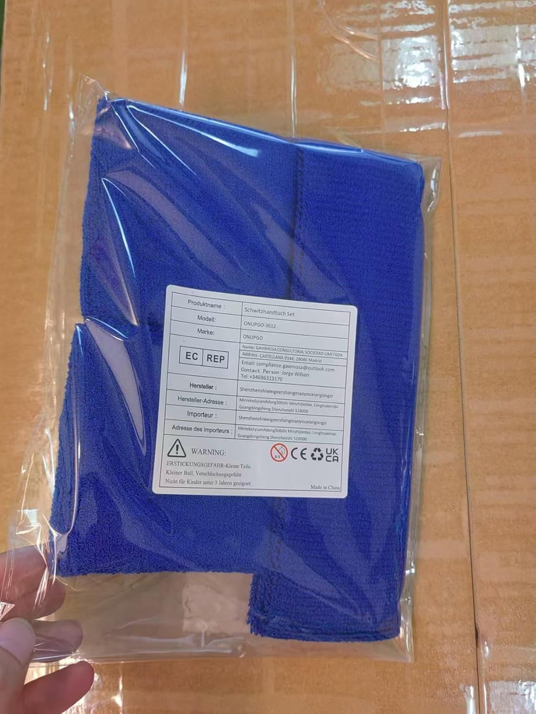 Sweatband Set – Moisture-Wicking Headband & Wristbands (3-Pack)