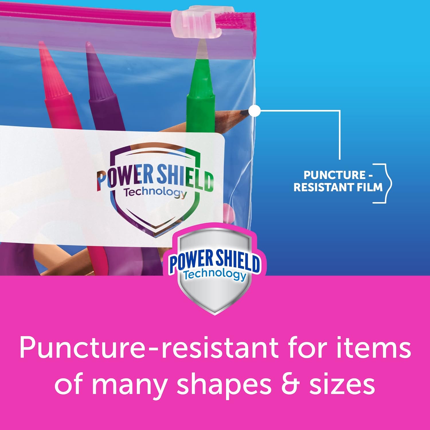 Food Storage Slider Bags – Power Shield Technology for Extra Durability