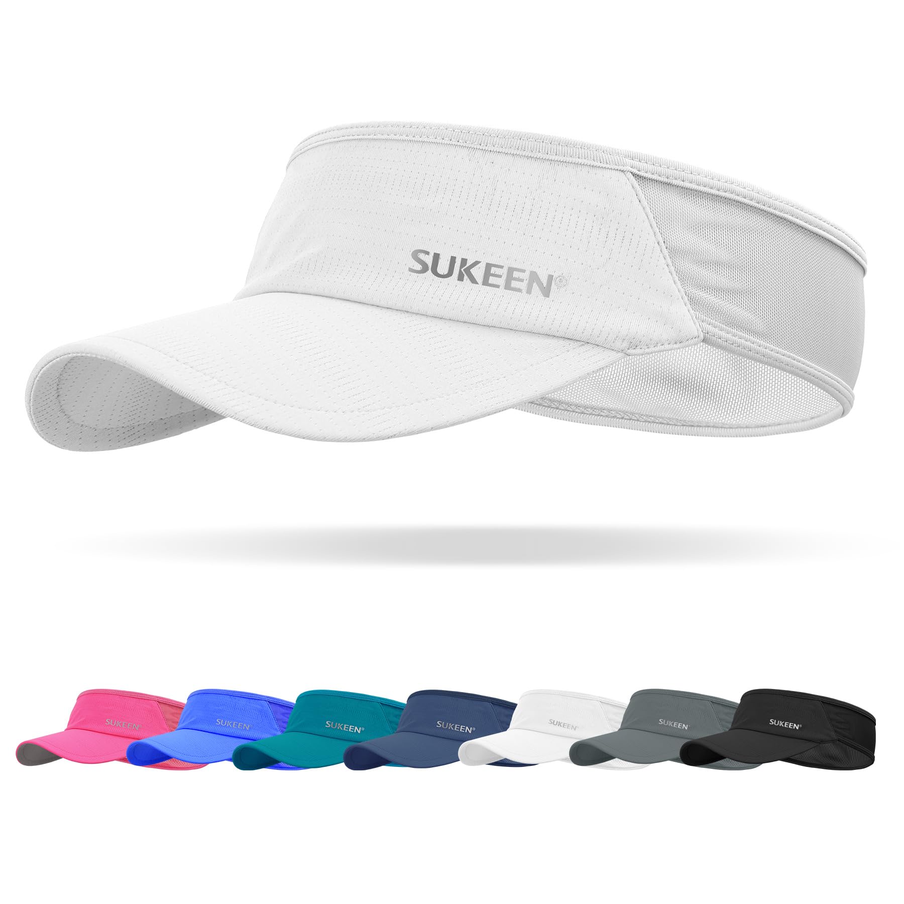 Sukeen Cooling Sun Visor – Lightweight Stretch Hat for Sports