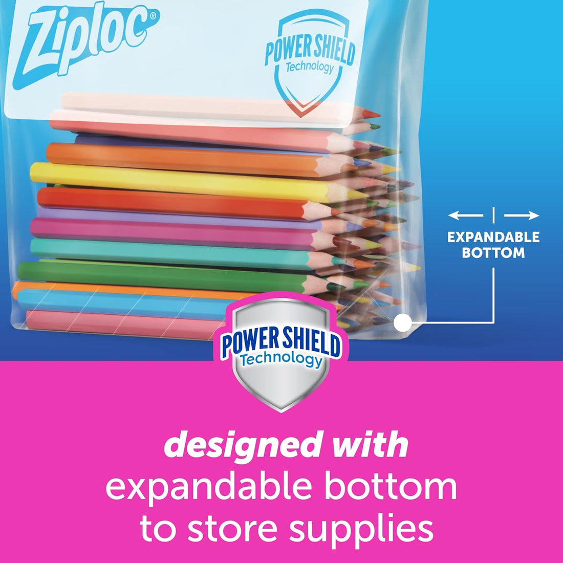 Food Storage Slider Bags – Power Shield Technology for Extra Durability