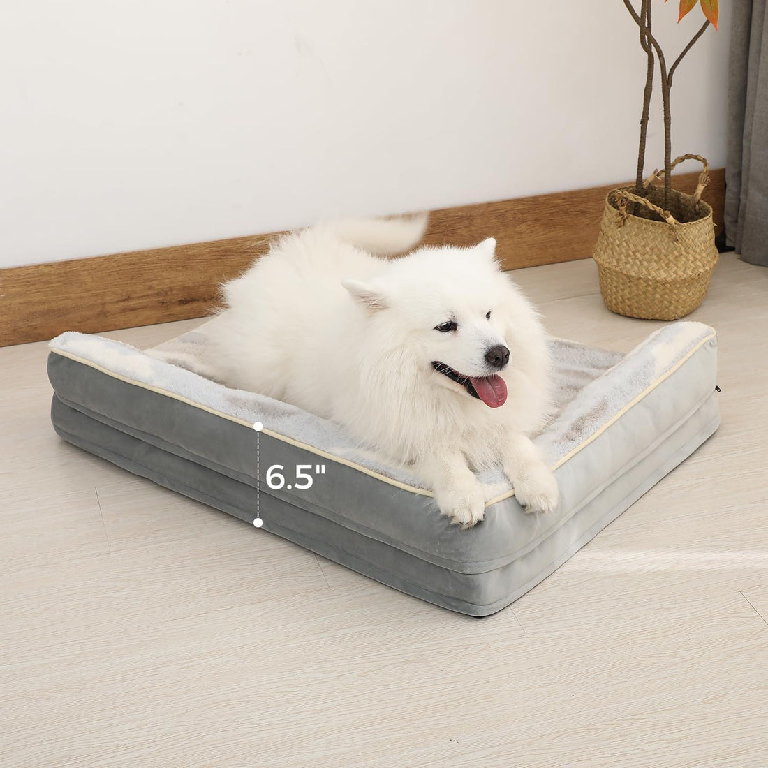 Orthopedic Dog Bed – Large, L-Shaped Sofa with Washable Cover high-quality