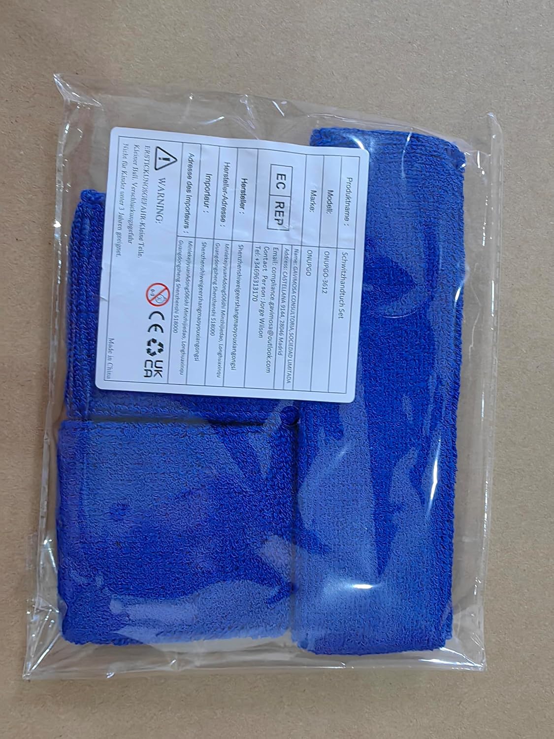 Sweatband Set – Moisture-Wicking Headband & Wristbands (3-Pack)