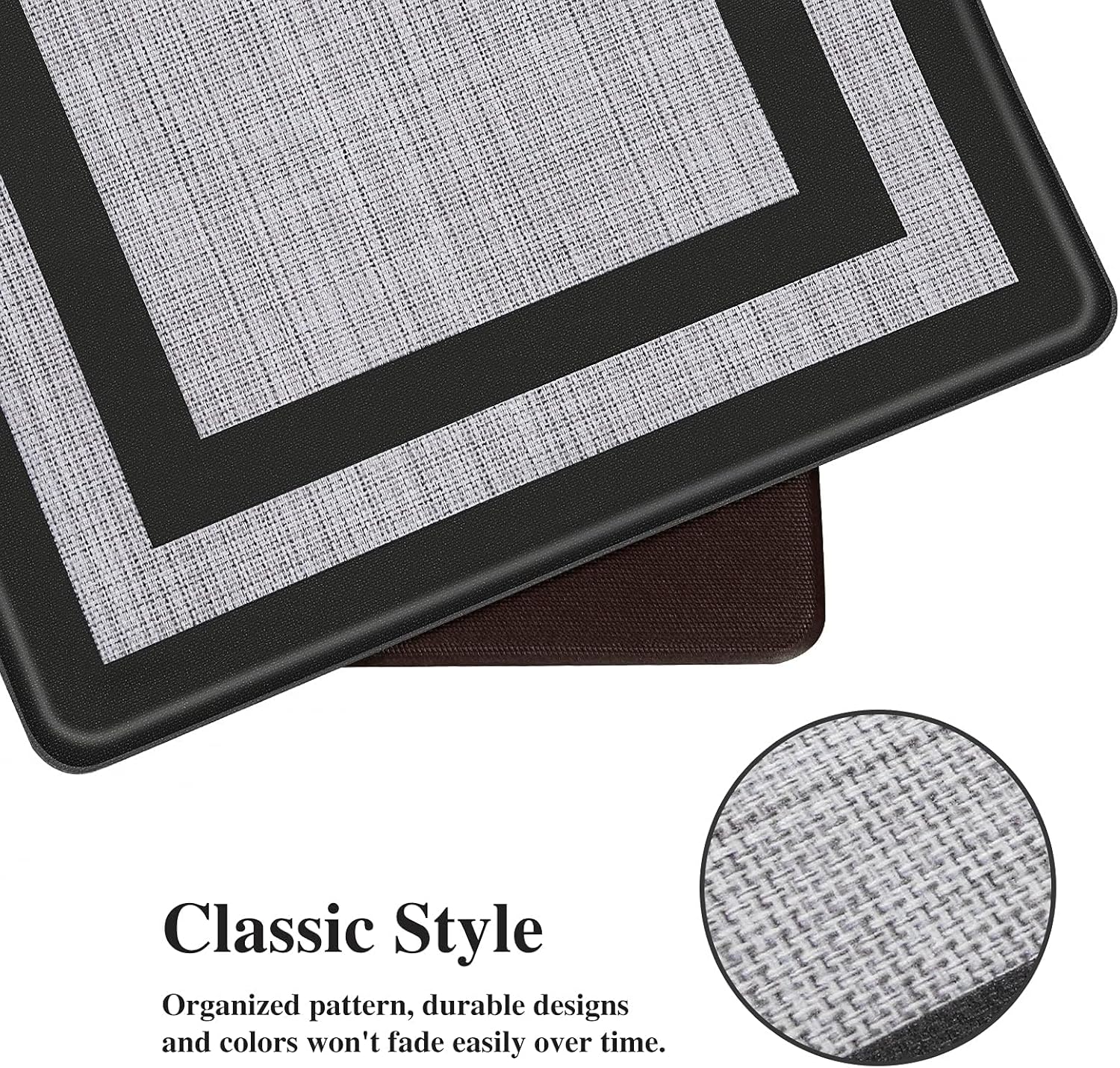 Kitchen Mat Set – Cushioned Anti-Fatigue Non-Skid Waterproof