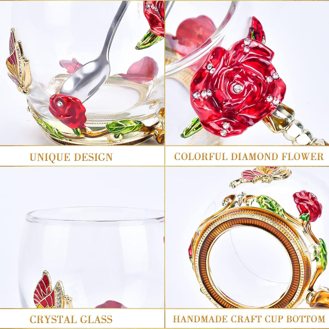 Gifts for Mom Women Mothers Day Glass Coffee Enamels Mug