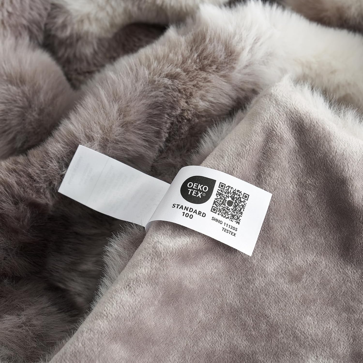 Faux Fur Throw Blanket for Couch, Fuzzy Soft Plush Thick Bubble Blanket