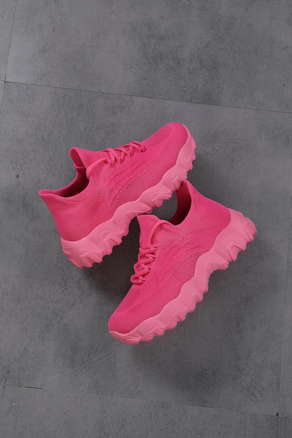 Women’s Lightweight Mesh Sneakers – Breathable Knit Tennis Shoes