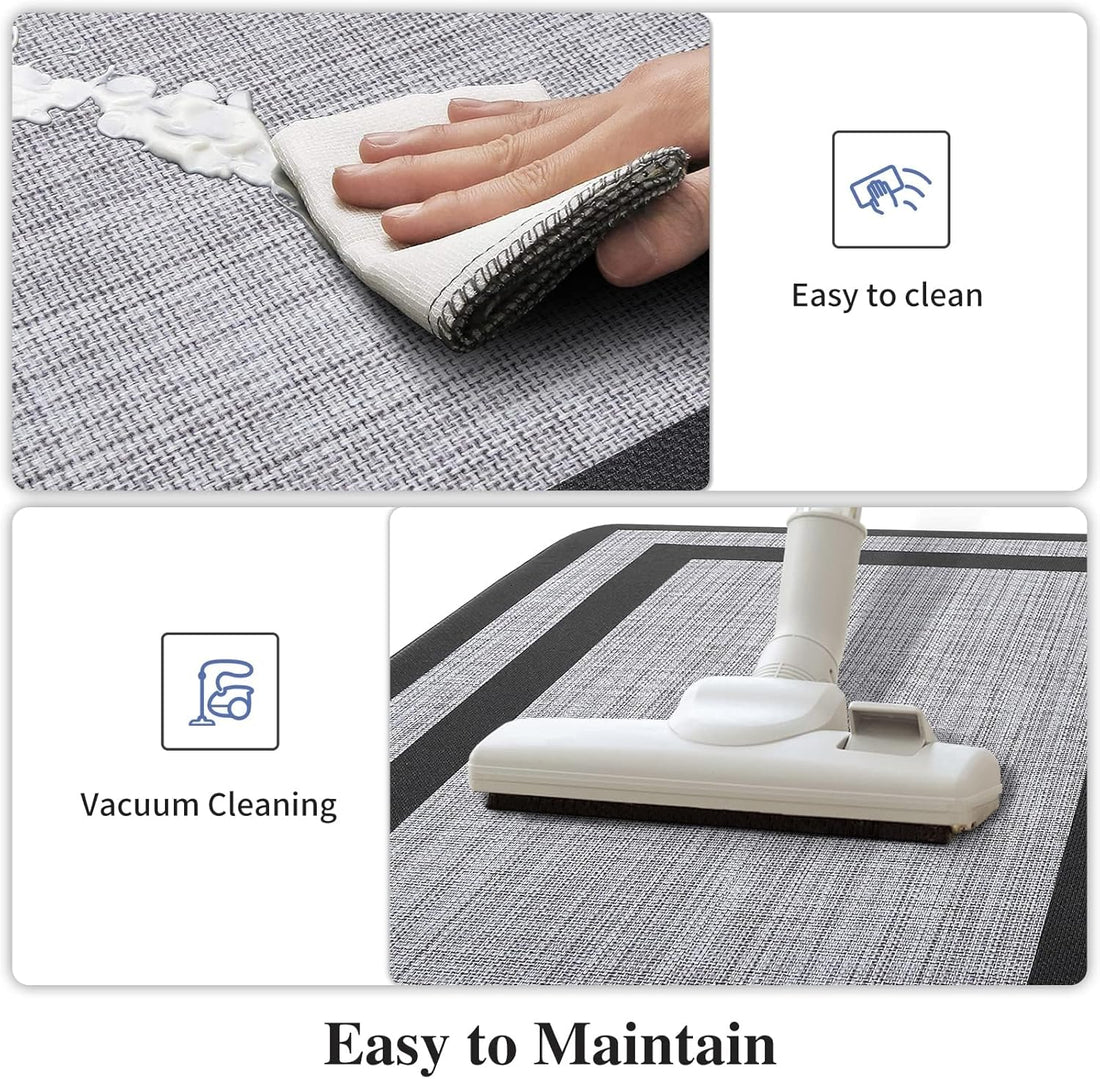 Kitchen Mat Set – Cushioned Anti-Fatigue Non-Skid Waterproof