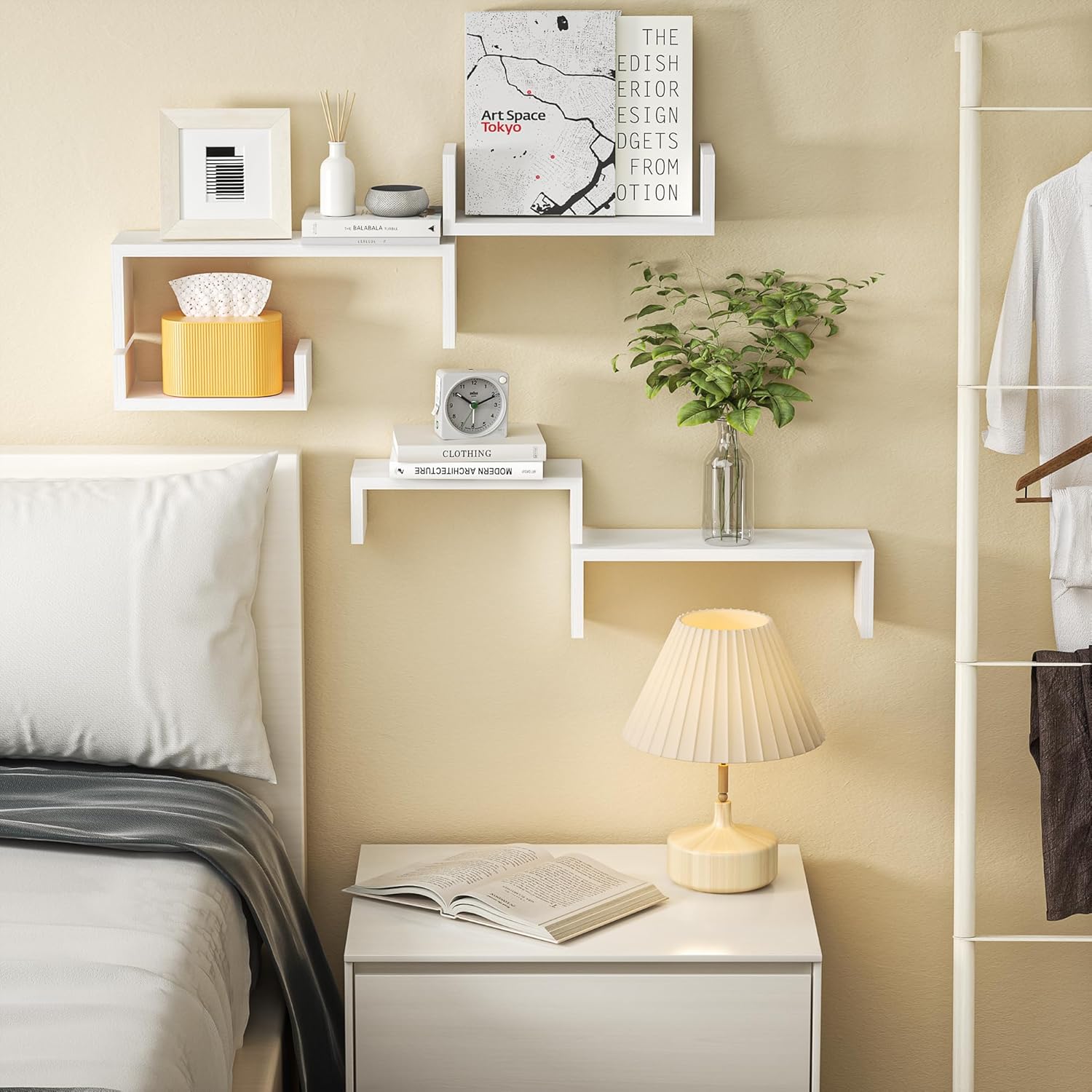 Floating Shelves for Wall, Wall Shelves for Bathroom, Bedroom