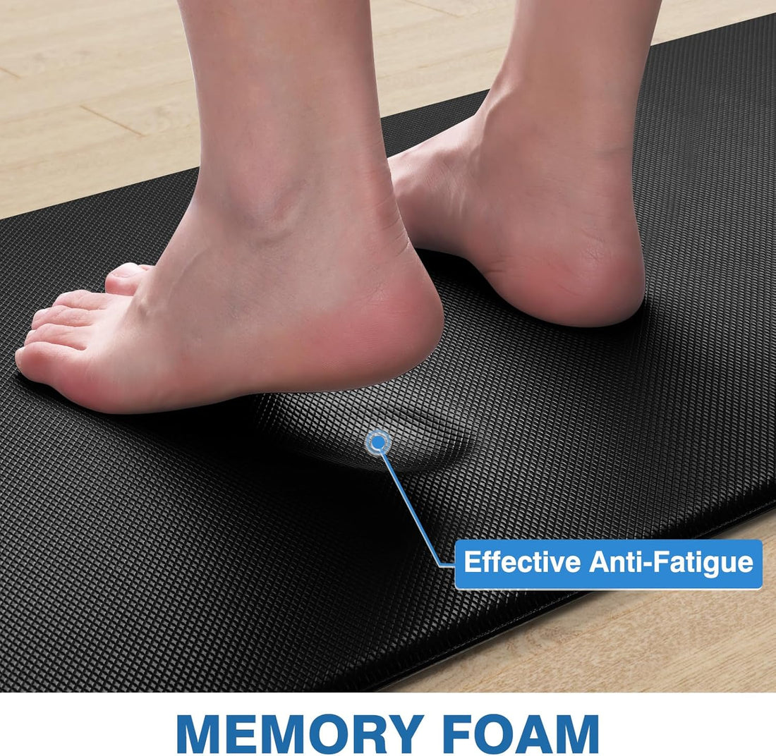 Kitchen Mats – 2PCS Cushioned Anti-Fatigue Non-Slip Rugs for Kitchen