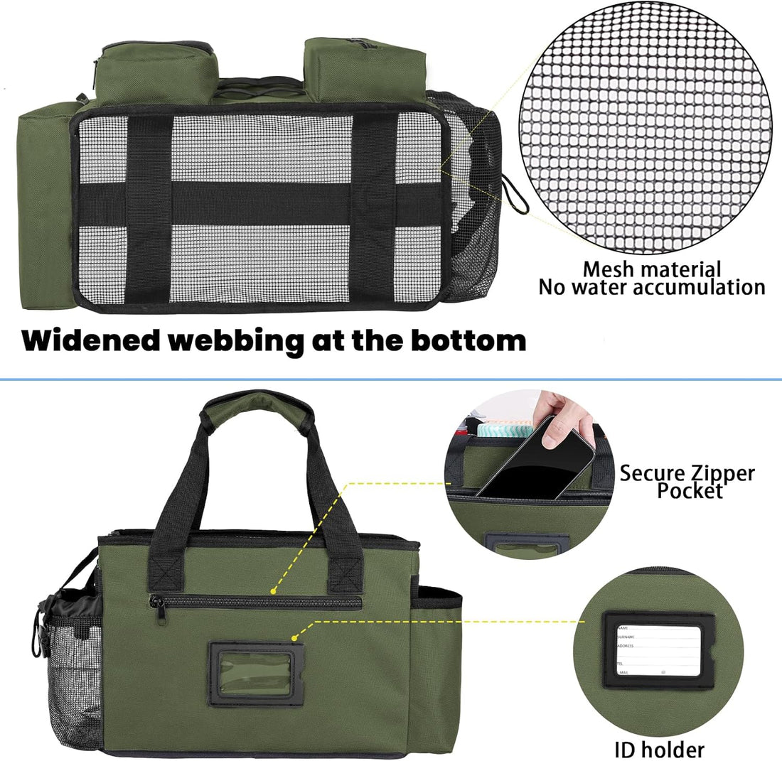 Cleaning Organizer with Handles & Adjustable Shoulder Strap – Cleaning Supply