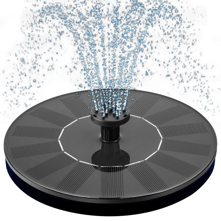 Solar Bird Bath Fountain Pump with 6 Spray Nozzles – Eco-Friendly Outdoor