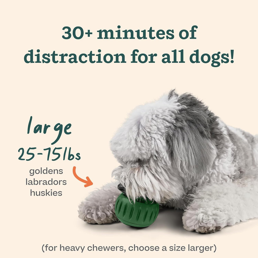 WOOF Pupsicle – Long-Lasting Interactive Dog Toy for Large Dogs