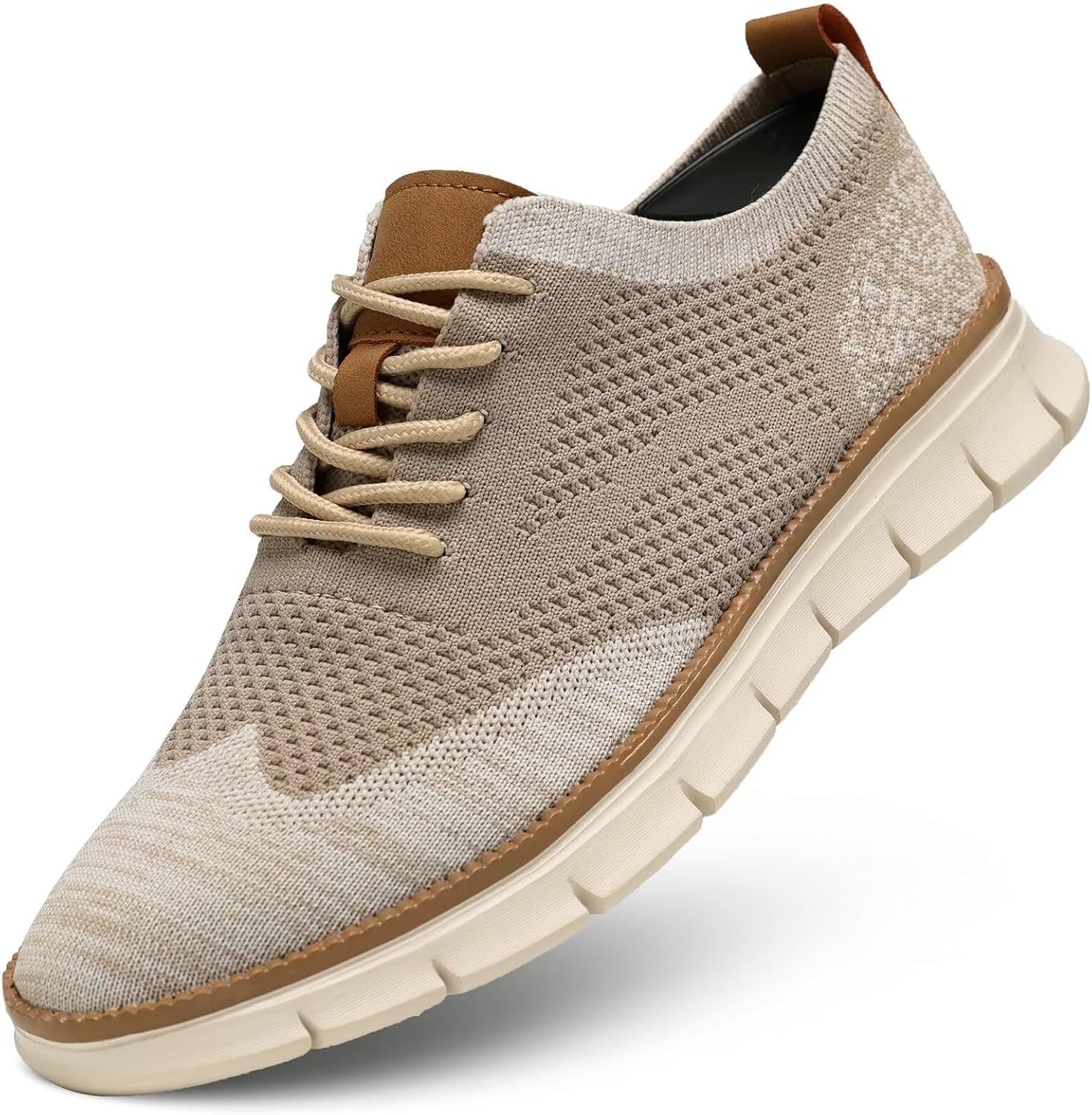 Men’s Casual Dress Oxfords – Breathable Knit Business Shoes