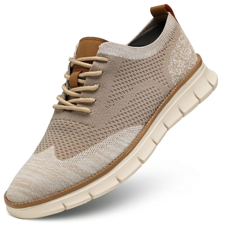 Men’s Casual Dress Oxfords – Breathable Knit Business Shoes