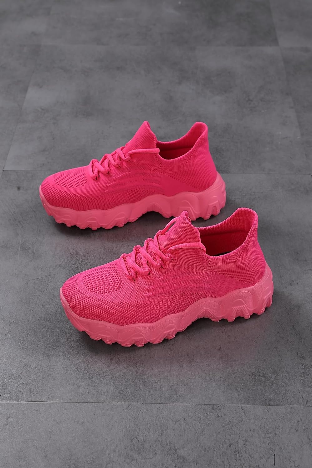 Women’s Lightweight Mesh Sneakers – Breathable Knit Tennis Shoes