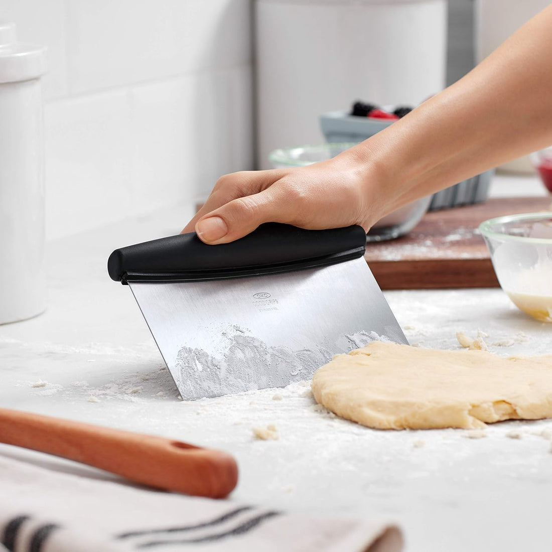 OXO Good Grips Stainless Steel Bench Scraper & Chopper