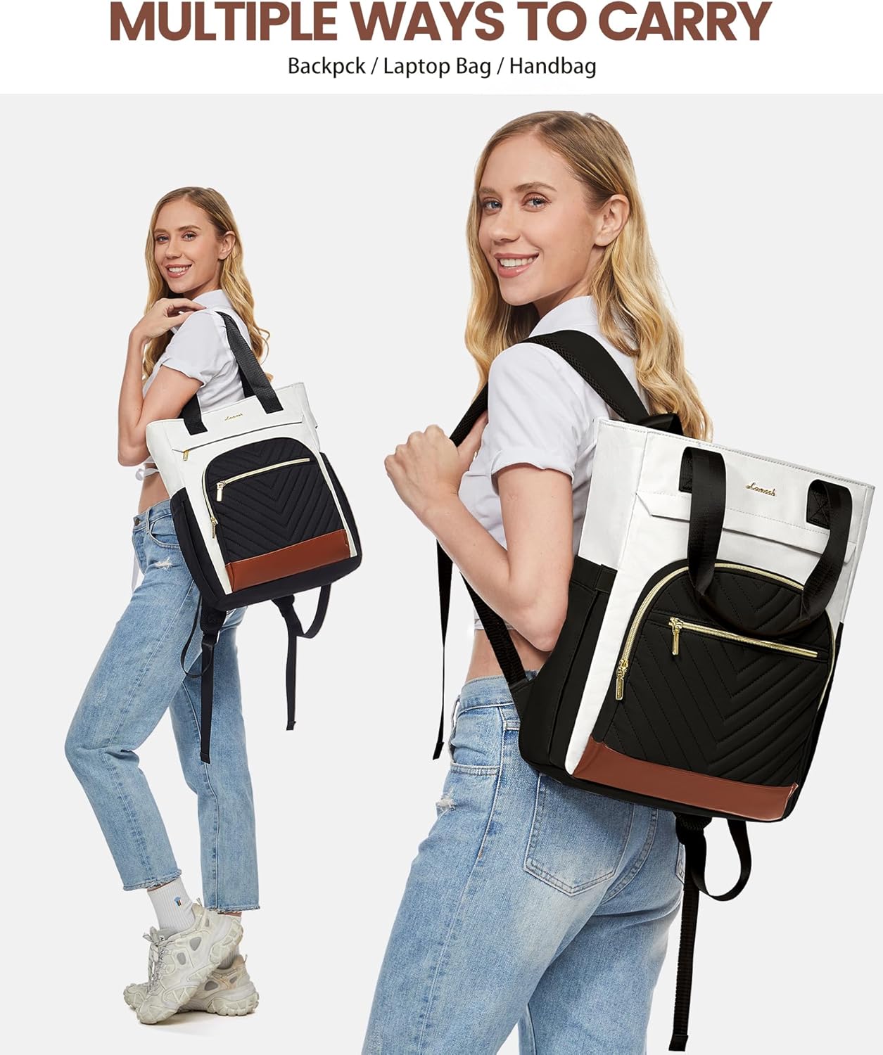 Laptop Backpack for Women – 15.6 Inch Work Laptop Bag, Teacher & Nurse
