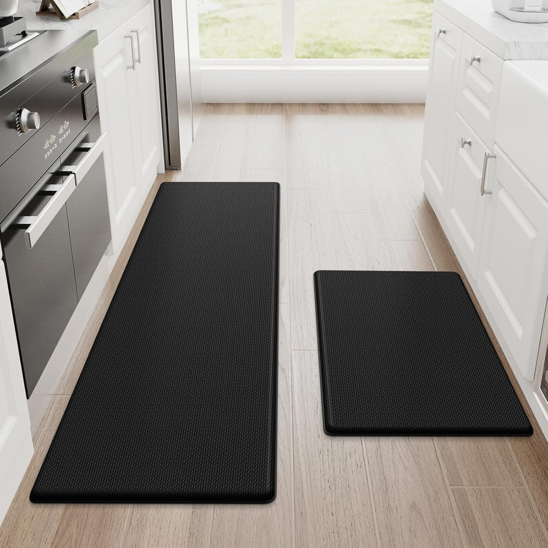 Kitchen Mats – 2PCS Cushioned Anti-Fatigue Non-Slip Rugs for Kitchen