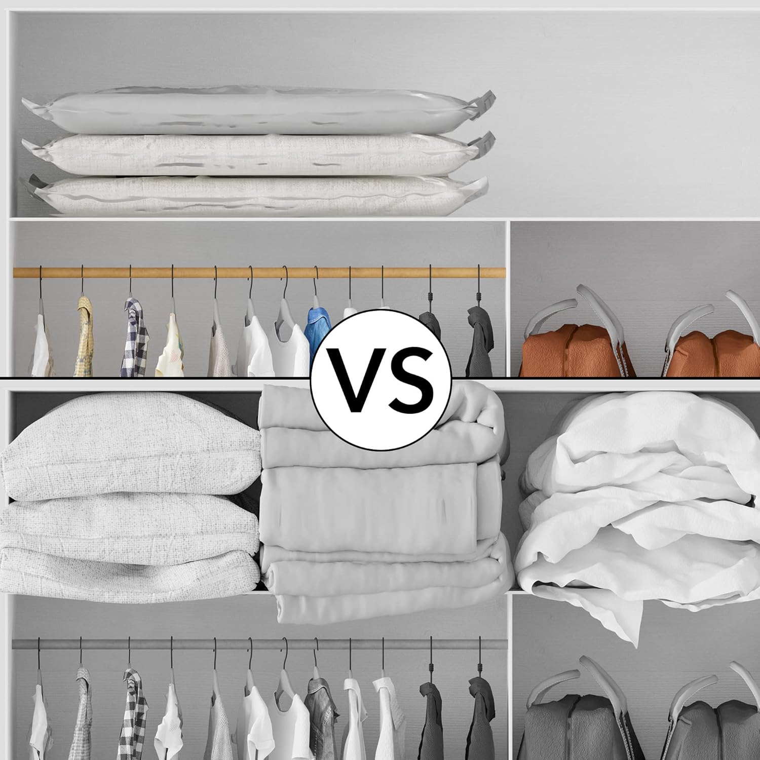 SpaceAid Jumbo Vacuum Storage Bags – Space Saver Compression