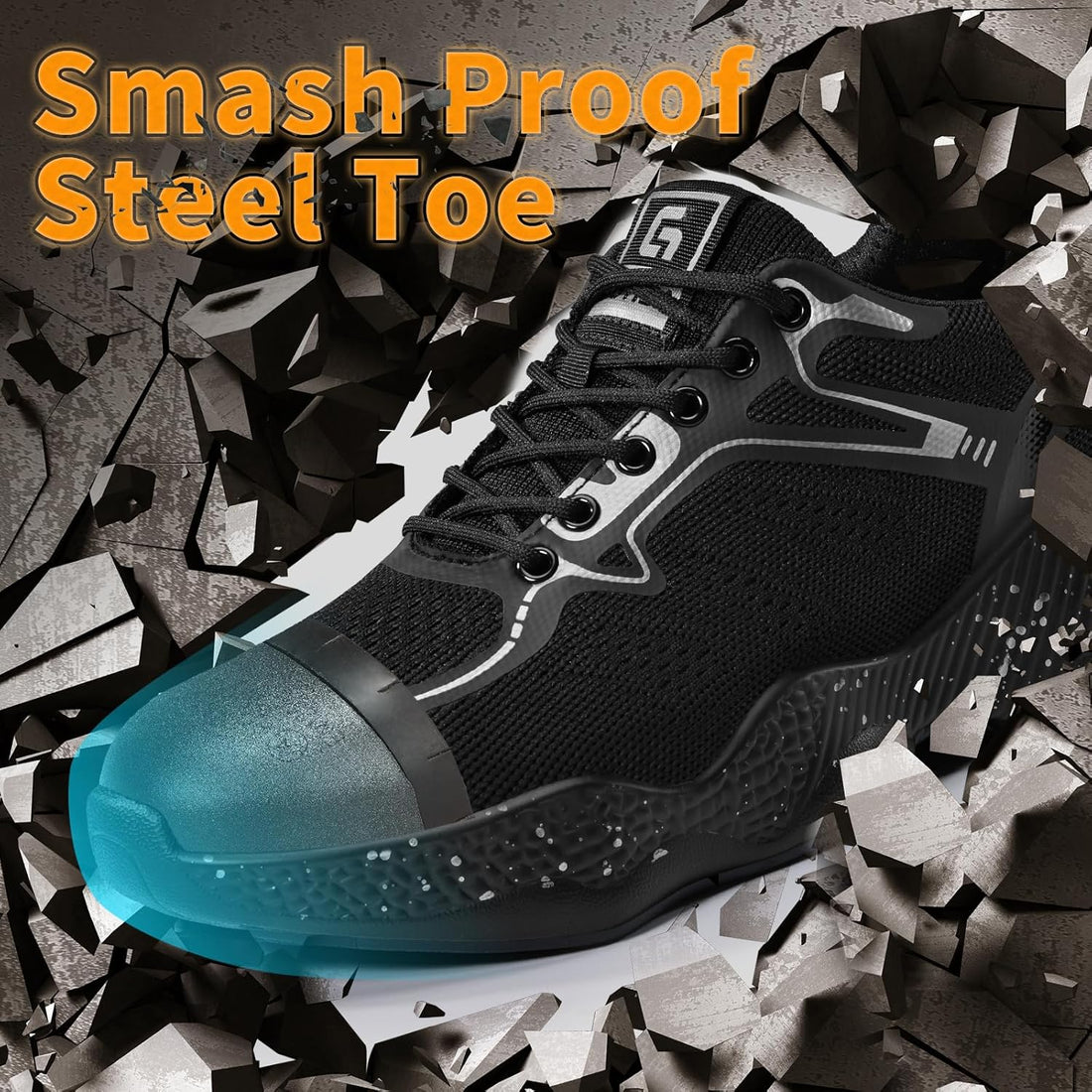 Lightweight Steel Toe Work Shoes for Men &amp; Women – Lightweight, Breathable