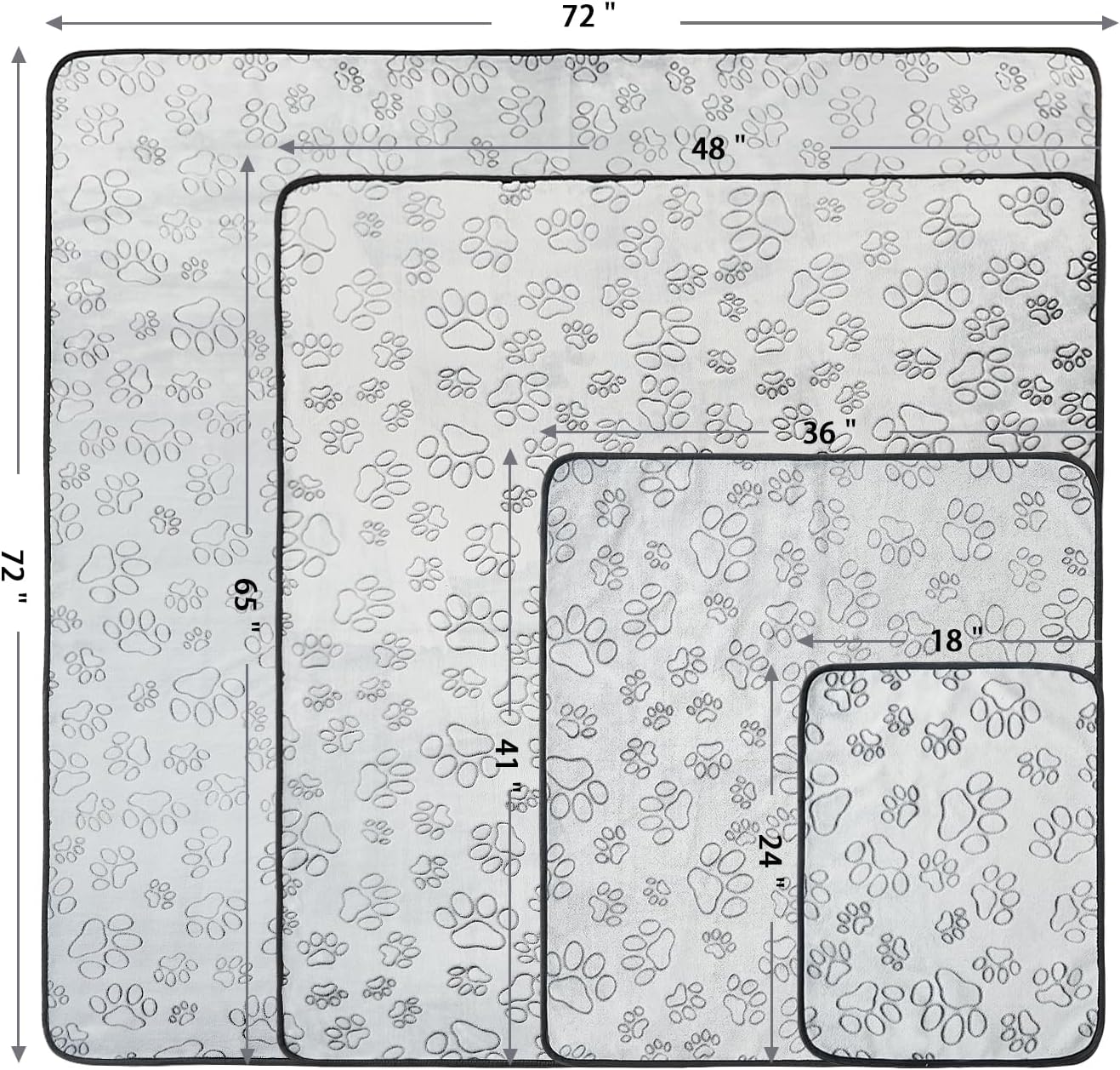 Reusable Puppy Pads – 2 Pack Washable Pee Pads for Dogs