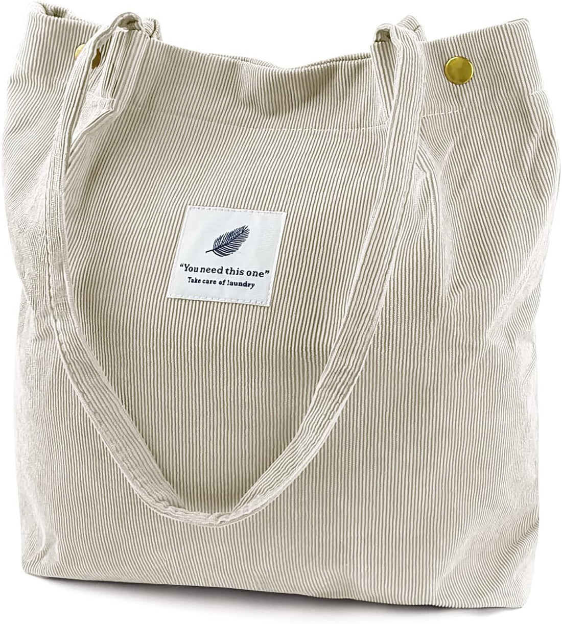 Tote Bag for Women – Canvas Shoulder Purse with Inner Pocket, Stylish Everyday