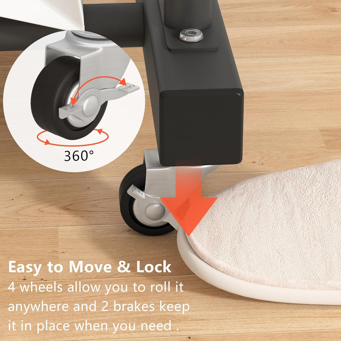 Double Hanging Garment Rack with Wheels – Heavy-Duty Clothing Organizer