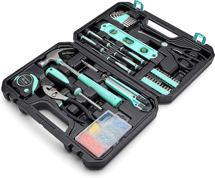 142-Piece Household Tool Kit with Storage Case – Essential Home Repair