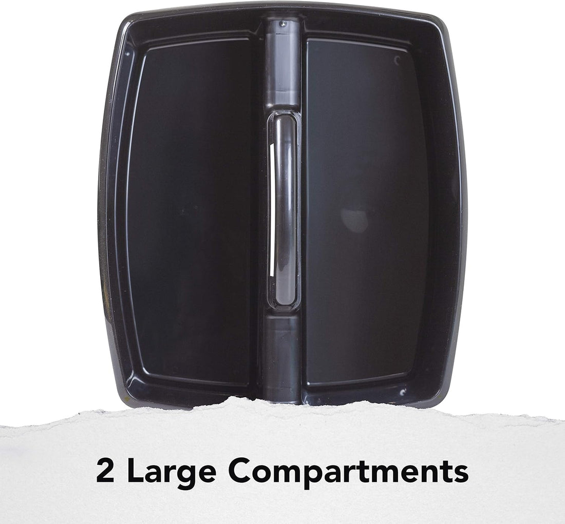 Storex 2-Compartment Large Caddy – Multipurpose Classroom Organizer