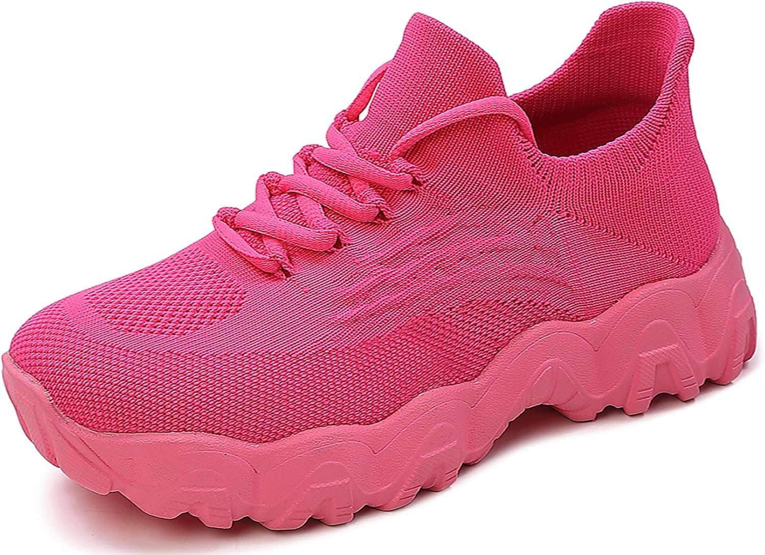 Women’s Lightweight Mesh Sneakers – Breathable Knit Tennis Shoes